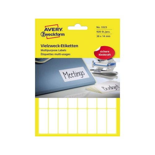 Avery Zweckform Universaletikett 38 x 14 mm (B x H)