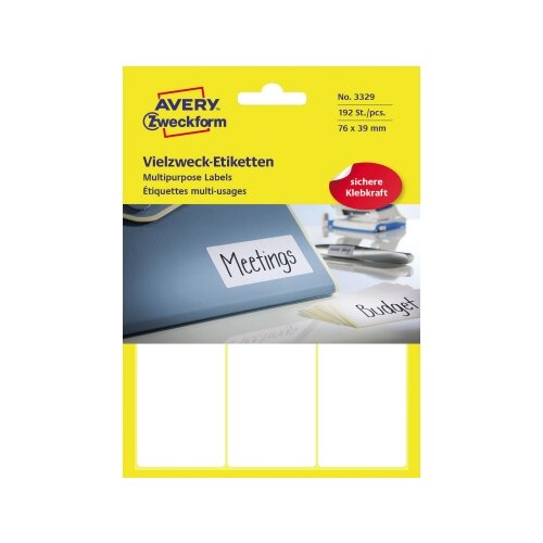 Avery Zweckform Universaletikett 76 x 39 mm (B x H)