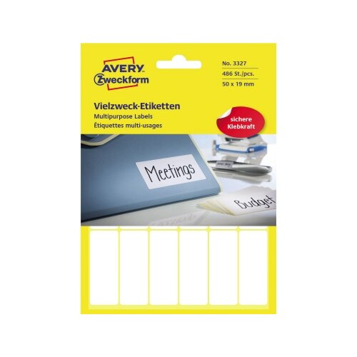 Avery Zweckform Universaletikett 50 x 19 mm (B x H)