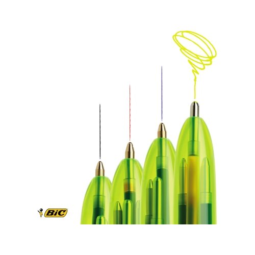 BIC® Mehrfarbkugelschreiber 4 Colours® Fluo