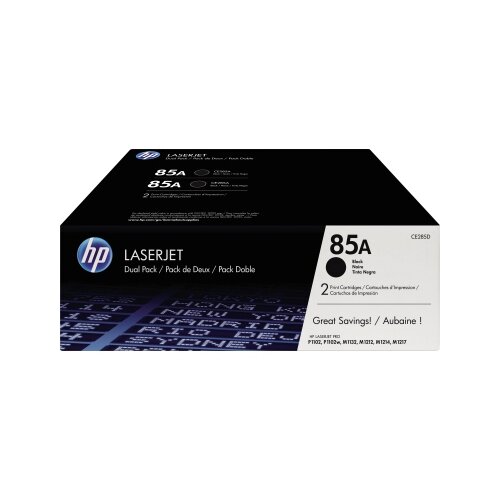 HP Toner 85A schwarz 2 St./Pack.