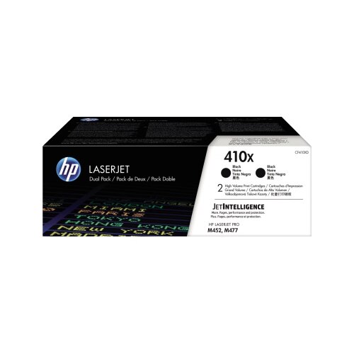 HP Toner 410X schwarz 2 St./Pack.