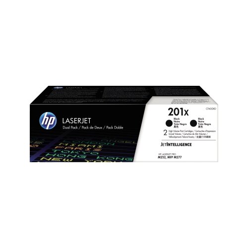 HP Toner 201X schwarz 2 St./Pack.