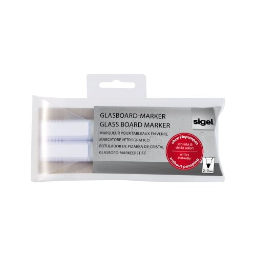 SIGEL Glasboardmarker Artverum 2 St./Pack.