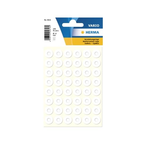 HERMA Lochverstärkungsringe 240 St./Pack.