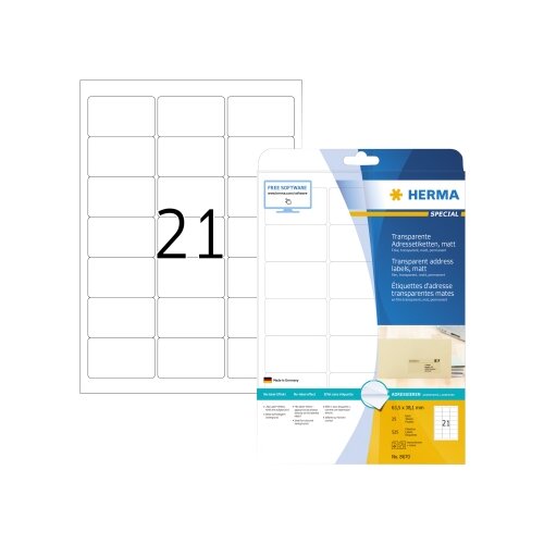 HERMA Adressetikett SPECIAL 63,5 x 38,1 mm (B x H)