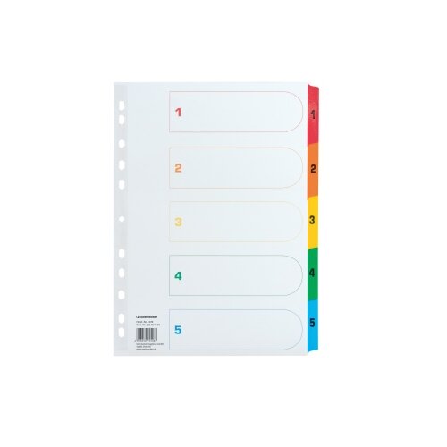 Soennecken Zahlenregister 1-5