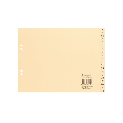 Soennecken A-Z Register 24 x 18 cm (B x H)