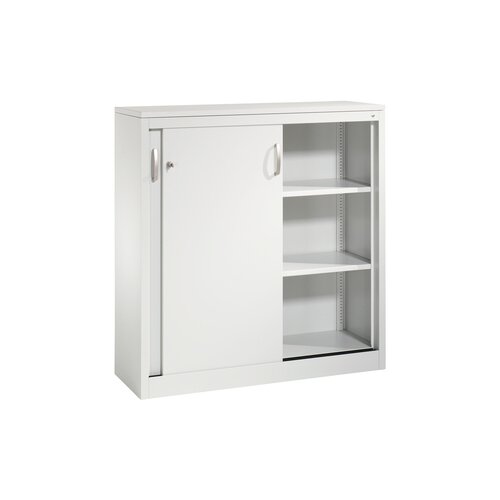 C+P Schiebetürenschrank Acurado 1.200 x 1.200 x 400 mm (B x H x T) lichtgrau
