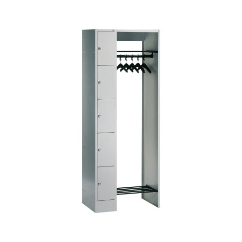 C+P Garderobenschrank Serie 8070 5 Fächer