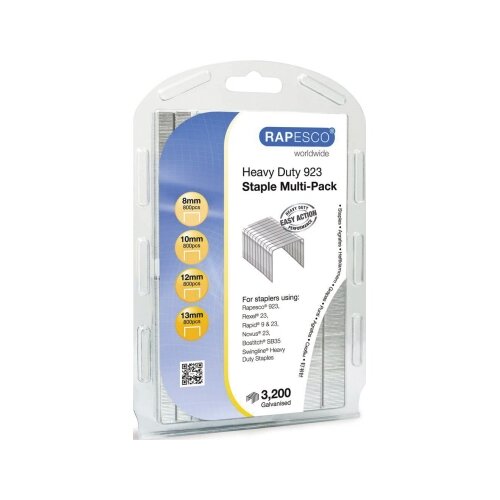 RAPESCO Heftklammer Multi-Pack 923/8, 923/10, 923/12, 923/13