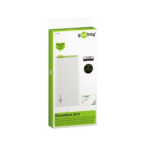Goobay® Powerbank 20.000 mAh