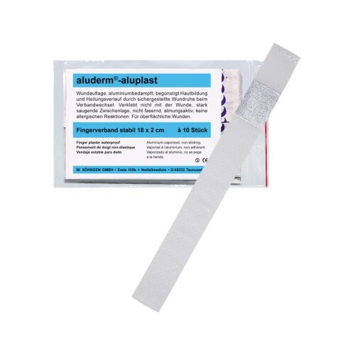 aluderm® Pflaster aluplast ca. 2 x 18 cm (B x L)