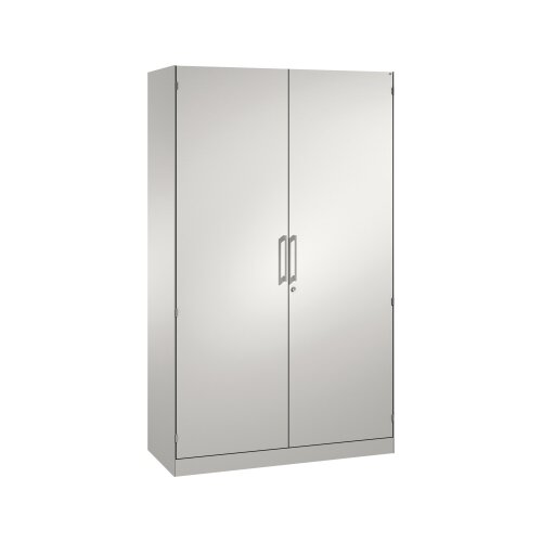 C+P Flügeltürenschrank Asisto 1.200 x 1.980 x 435 mm (B x H x T) lichtgrau