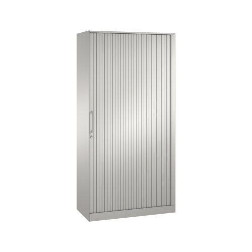 C+P Rollladenschrank Asisto 5 Ordnerhöhen 1.000 x 1.980 x 435 mm (B x H x T) lichtgrau