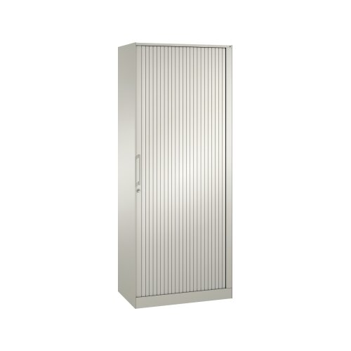 C+P Rollladenschrank Asisto 5 Ordnerhöhen 800 x 1.980 x 435 mm (B x H x T) verkehrsweiß