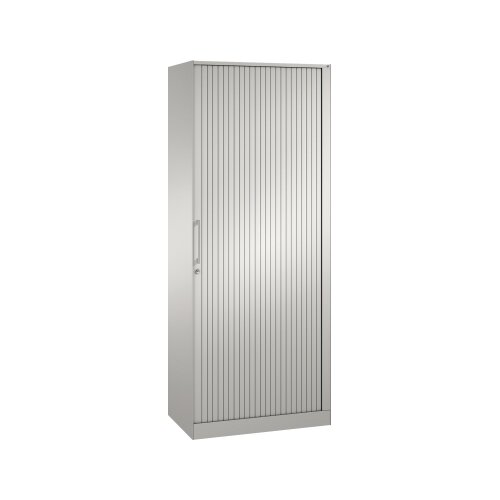 C+P Rollladenschrank Asisto 5 Ordnerhöhen 800 x 1.980 x 435 mm (B x H x T) lichtgrau