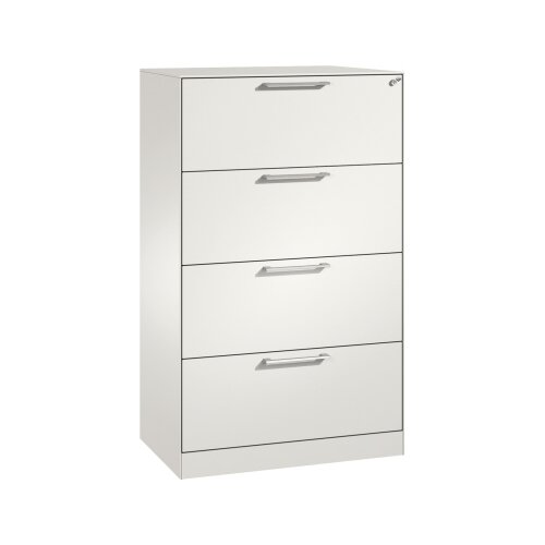 C+P Hängeregistraturschrank Asisto 2-bahnig verkehrsweiß
