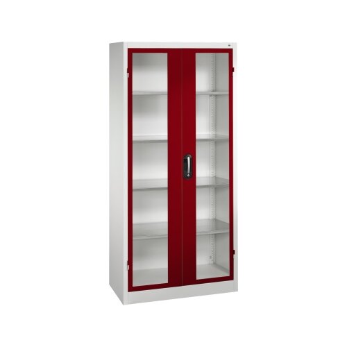 C+P Werkzeugschrank Serie 89 mit Sichtfenster 930 x 1.950 x 400 mm (B x H x T)