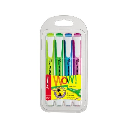 STABILO® Textmarker swing® cool 4 St./Pack.