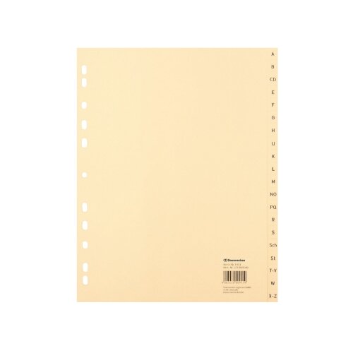 Soennecken A-Z Register 24 x 29,7 cm (B x H)