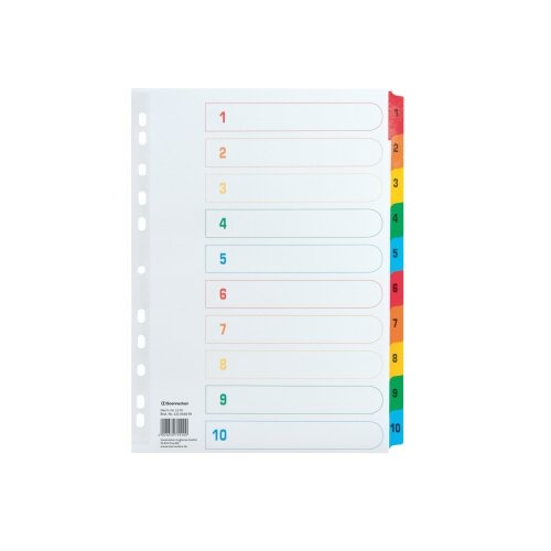 Soennecken Zahlenregister 1-10