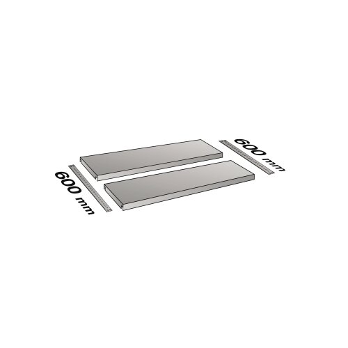 SCHOLZ Fachboden verzinkt 1.000 x 600 mm (B x T) beidseitig verwendbar