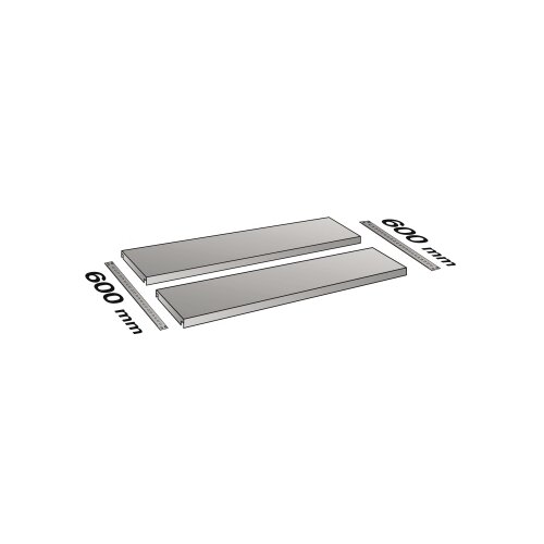 SCHOLZ Fachboden verzinkt 1.200 x 600 mm (B x T) beidseitig verwendbar