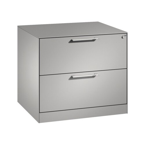 C+P Hängeregistraturschrank Asisto 800 x 698 x 600 mm (B x H x T) weißaluminium