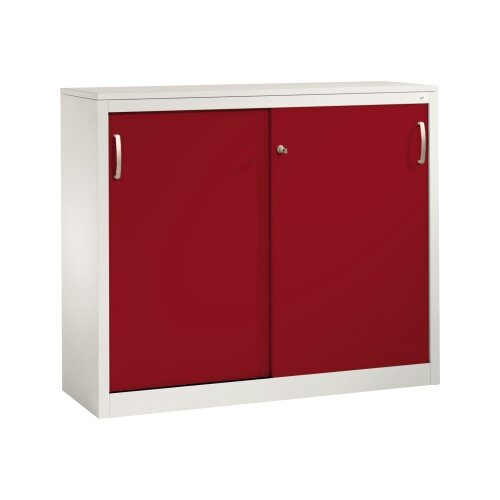 C+P Schiebetürenschrank Acurado 1.200 x 1.000 x 400 mm (B x H x T) lichtgrau