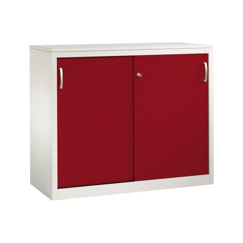 C+P Schiebetürenschrank Acurado 1.200 x 1.000 x 500 mm (B x H x T) lichtgrau