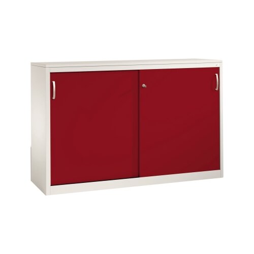 C+P Schiebetürenschrank Acurado 2 x 2 Ordnerhöhen 1.600 x 1.000 x 400 mm (B x H x T)
