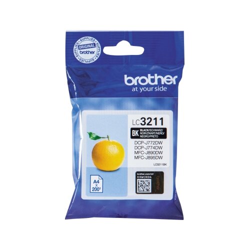 Brother Tintenpatrone LC-3211BK schwarz