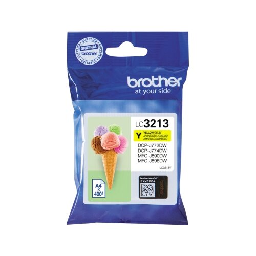 Brother Tintenpatrone LC-3213Y gelb
