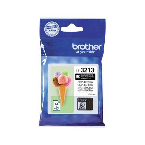 Brother Tintenpatrone LC-3213BK schwarz