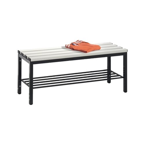 C+P Umkleidebank Basic 1.000 x 420 x 353 mm (B x H x T) mit Schuhrost