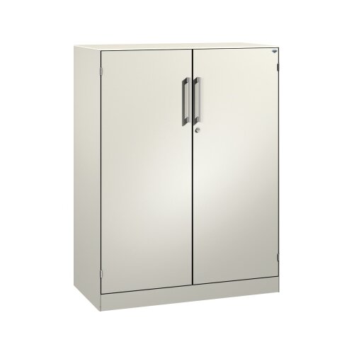 C+P Flügeltürenschrank Asisto 1.000 x 1.310 x 435 mm (B x H x T) verkehrsweiß