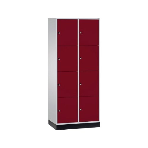 C+P Schließfachschrank Intro XL mit Sockel 820 x 1.950 x 600 mm (B x H x T) 8 Fächer