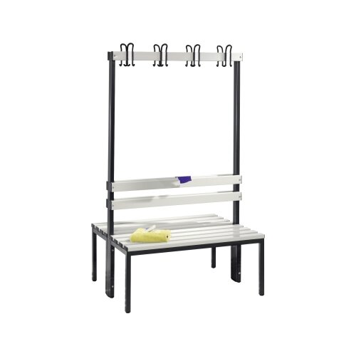 C+P Umkleidebank Basic 1.000 x 1.710 x 756 mm (B x H x T)
