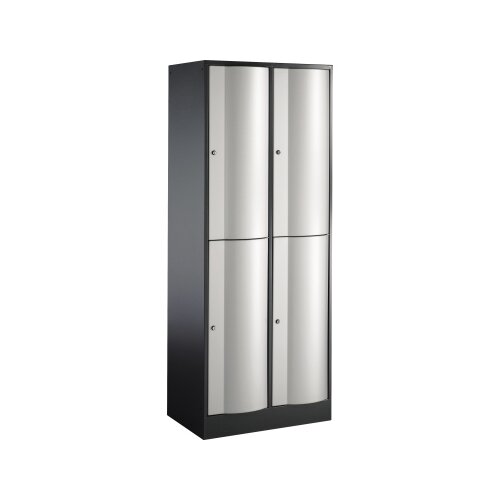 C+P Kleiderspind Resisto mit Sockel 770 x 1.950 x 540 mm (B x H x T) 2 Abteile