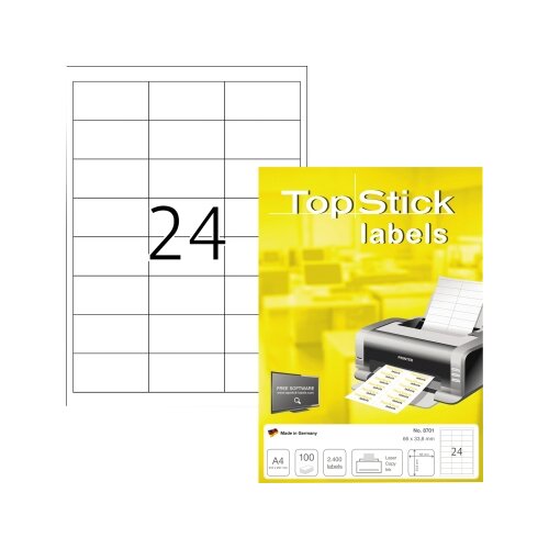 Universaletikett TopStick 66 x 33,8 mm (B x H)