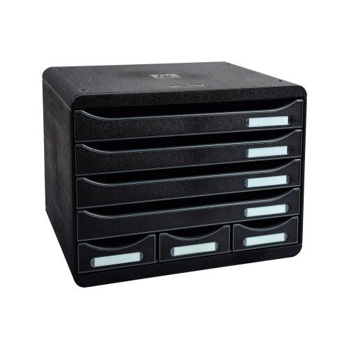 Exacompta Schubladenbox STORE-BOX Mini Black Office schwarz