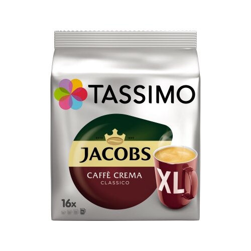 Tassimo Kaffeedisc Caffè Crema Classico XL 16 x 8,3 g/Pack.