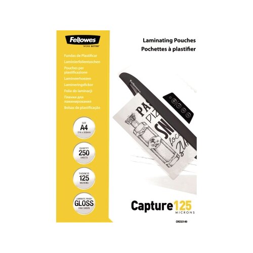 Fellowes® Laminierfolie Capture 125 DIN A4