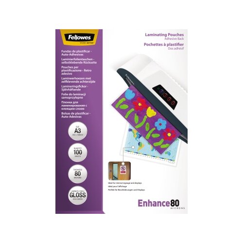 Fellowes® Laminierfolie Enhance 80 DIN A3
