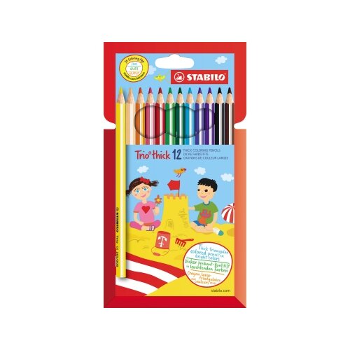 STABILO® Buntstift Trio® dick 12 St./Pack.