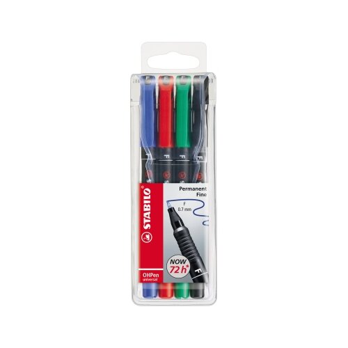 STABILO® Folienstift OHPen universal 0,7 mm 4 St./Pack.