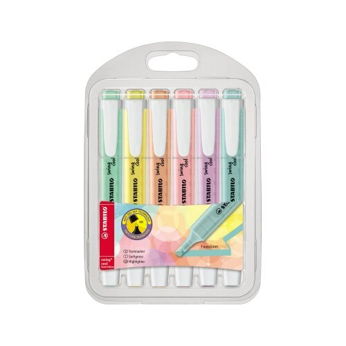 STABILO® Textmarker swing® cool Pastel 6 St./Pack.