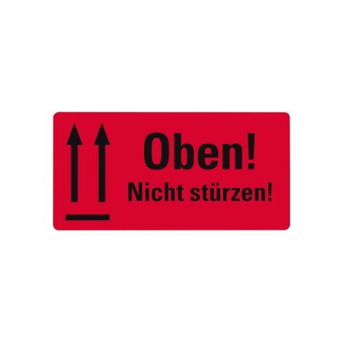 Avery Zweckform Hinweisetikett 100 x 50 mm (B x H) Oben! Nicht stürzen!