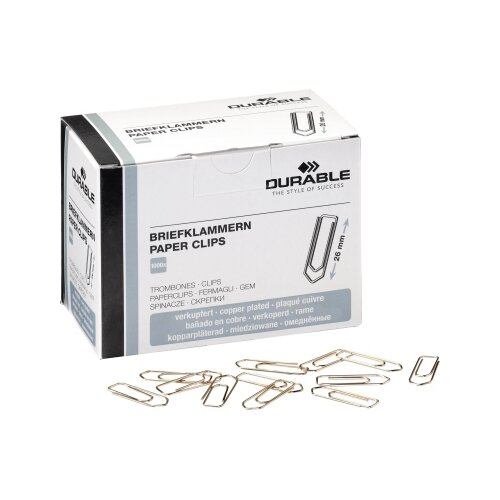 DURABLE Büroklammer 26 mm 1.000 St./Pack.